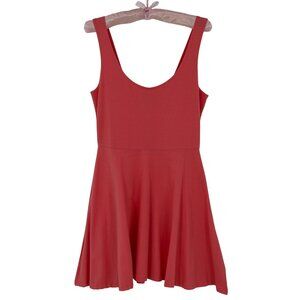 VTG Urban Outfitters Coral Mini Skater Dress M| Balletcore Grunge Dollette Indie